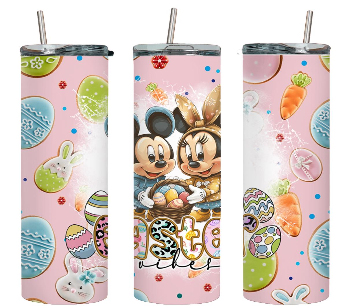 Happy Easter Mickey and Minnie-8965